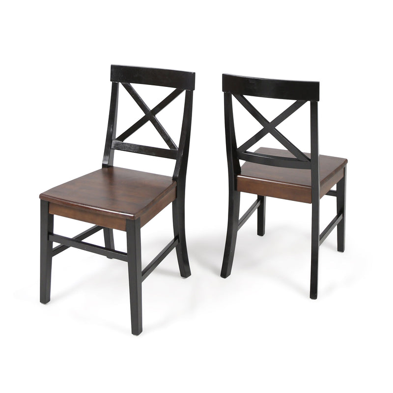 Plethora - Dining Chair With X Shaped Back (Set of 2)