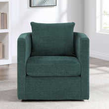 Load image into Gallery viewer, Sutton - Swivel Barrel Chair - Peacock
