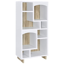 Load image into Gallery viewer, Geilys - 8 Shelf Bookcase With Arch Details - White
