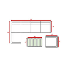 Load image into Gallery viewer, Stylish Sofa Seating Group With Cushions Perfect For Outdoor Gatherings
