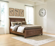 Load image into Gallery viewer, Zackaryn - Sleigh Storage Bed
