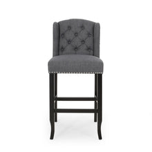 Load image into Gallery viewer, Vienna - Contemporary Fabric Tufted Wingback Counter Stools (Set of 2)
