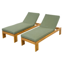 Load image into Gallery viewer, Outdoor Chaise Lounge With 5 Position Adjustable Backrest
