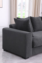 Load image into Gallery viewer, Naomi - 3 Piece Upholstered Sectional - Dark Gray
