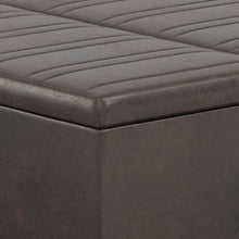 Load image into Gallery viewer, Ellis - Upholstered Coffee Table Storage Ottoman
