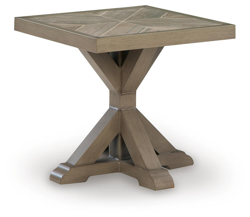 Laguna Heights - Square End Table - Beige