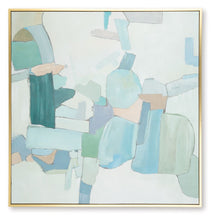 Load image into Gallery viewer, Wynburn - Wall Art - White / Blue / Green
