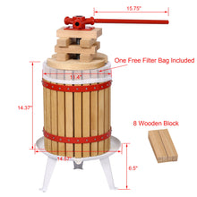 Load image into Gallery viewer, Fruit Wine Press Manual Juice Maker
