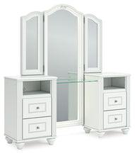 Load image into Gallery viewer, Kozlani - Vanity With Mirror - White
