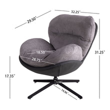 Load image into Gallery viewer, 360° Swivel Office Chair, No Wheels
