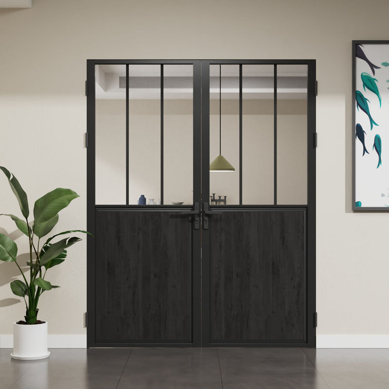 Dual Panel Design Interior Door Slab For Closets And Living Room