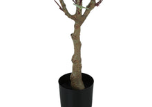 Load image into Gallery viewer, 46" Tall, Artificial Plant, Eucalyptus Tree, Indoor, Faux, Fake, Floor, Greenery, Potted, Decorative - Green / Black
