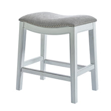 Load image into Gallery viewer, Modern Stool &amp; Nail Head Detailing
