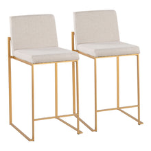 Load image into Gallery viewer, Fuji - Contemporary High Back Stylish Counter Stool
