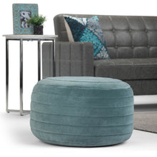 Load image into Gallery viewer, Vivienne - Upholstered Round Pouf
