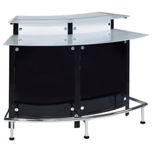 Load image into Gallery viewer, Keystone - Home Bar With Stemware &amp; Wine Storage - Black
