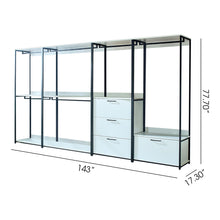 Load image into Gallery viewer, Fiona - Walk-In Closet System, Freestanding - White

