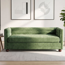 Load image into Gallery viewer, 3 Seater Sofa Upholstery With Square Arms, Living Room Couch
