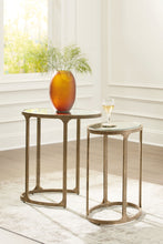 Load image into Gallery viewer, Irmaleigh - Accent Table Set (Set of 2) - Antique Black
