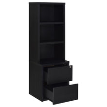 Load image into Gallery viewer, Geary - 3 Shelf Bookcase With USB Charging And Lockable Top Drawer
