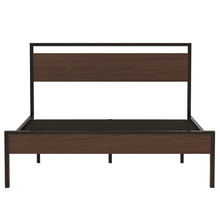 Load image into Gallery viewer, Ceres - Metal Bed With Wood Headboard &amp; Footboard
