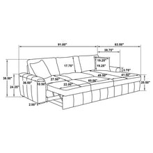 Load image into Gallery viewer, Logan - Sleeper Sectional Sofa With Right Arm Chaise - Camel
