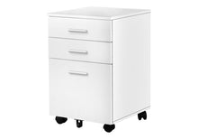 Load image into Gallery viewer, File Cabinet, Rolling Mobile, Storage Drawers, Printer Stand, Office, Work, Contemporary, Modern
