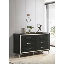 Load image into Gallery viewer, Malcolm - 6 Drawer Dresser Cabinet - Black
