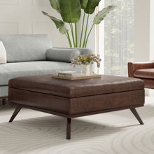 Load image into Gallery viewer, Owen - Multifunctional Square Coffee Table Storage Ottoman
