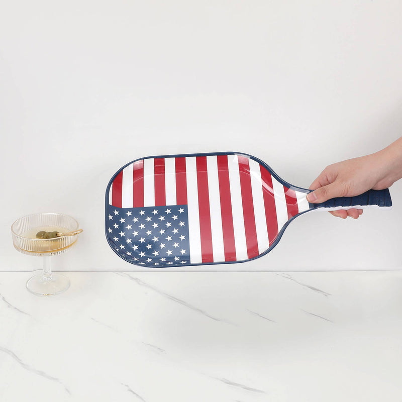 Supreme Housewares - American Flag 15 3/4" Melamine Paddle Tray