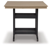 Load image into Gallery viewer, Fairen Trail - Square Counter TBL w/Umb OPT - Black / Driftwood
