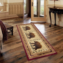 Load image into Gallery viewer, Nature's Nest - 5'3" X 7'3" Lodge Area Rug - Multi, Red
