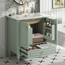 Load image into Gallery viewer, Freestanding Vanity With 1 Drawer &amp; 2 Soft Close Doors With Door Mounted Storage
