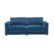 Load image into Gallery viewer, Modern Square Arm Sofa With Soft Fabric Upholstery, Deep Cushions
