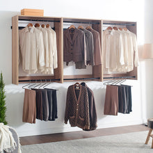 Load image into Gallery viewer, Devi - Wall Mounted Wood Closet System, Modular Units
