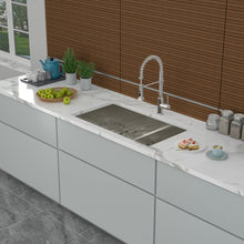 Load image into Gallery viewer, Modern Double Bowl Undermount Sink Design With 10" Deep Basins
