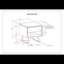 Load image into Gallery viewer, Lowry - Handcrafted End Table
