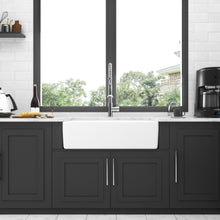 Load image into Gallery viewer, Double Bowl Apron Front Kitchen Sink 32", Sturdy And With Scratch Resistant - White
