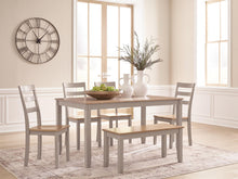 Load image into Gallery viewer, Harperfeld - Dining Room Table Set (Set of 6) - Natural / Gray

