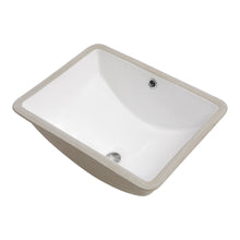 Load image into Gallery viewer, Modern Ceramic Undermount Bathroom Sink With Overflow, High Quality
