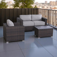 Load image into Gallery viewer, Stylish Sofa Seating Group With Cushions Perfect For Outdoor Gatherings
