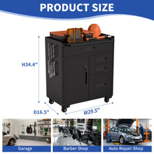 Load image into Gallery viewer, Rolling Tool Cabinet Heavy Duty Garage Storage With Lockable Doors
