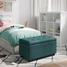 Load image into Gallery viewer, Cosmopolitan - Upholstered Storage Ottoman
