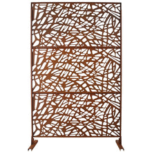 Load image into Gallery viewer, Outdoor &amp; Indoor Freestanding Decorative Privacy Screen
