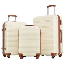Load image into Gallery viewer, 3 Piece Luggage Set Hardside Spinner Suitcase With Tsa Lock 20" 24" 28" Available
