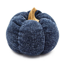 Load image into Gallery viewer, Pumpkin Ornament Decor For Holiday Harvest Festival Fall Festival &amp; Thanksgiving (Set of 3) - Blue

