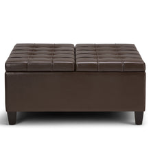 Load image into Gallery viewer, Harrison - Upholstered Coffee Table Storage Ottoman
