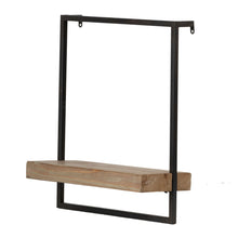 Load image into Gallery viewer, Wall Shelf, Wall Hanging Decor, Home Decor Accent - Black / Brown
