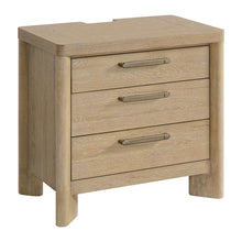 Load image into Gallery viewer, 3 Drawer Nightstand - Tan
