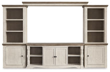Load image into Gallery viewer, Havalance - 4 Pc. - Entertainment Center - 67" TV Stand - Brown / Beige

